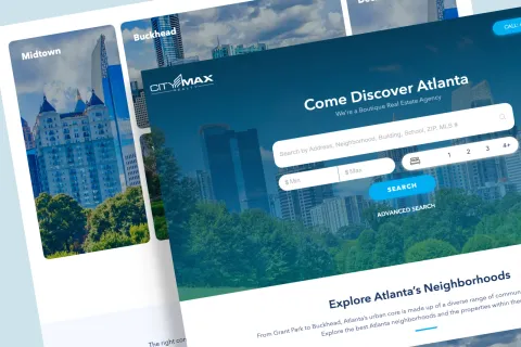 Free website built for a local real estate agency
