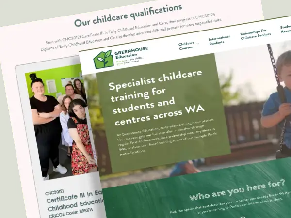 Greenhouse Education website